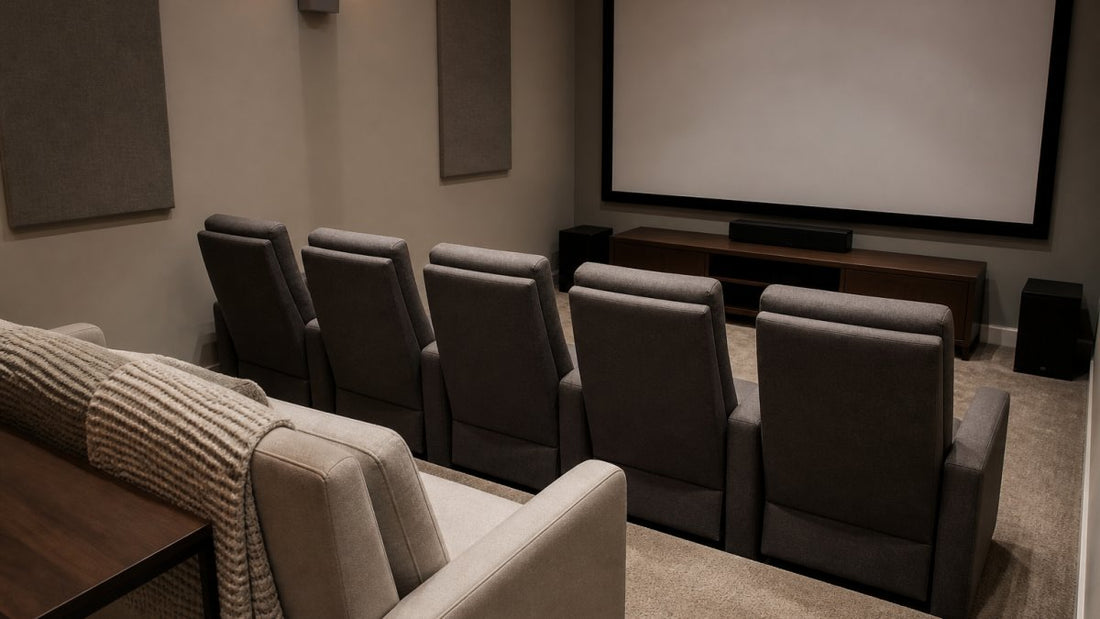 Theater Seating Alternatives to Recliners for Small Spaces