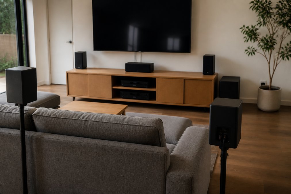 Wireless Surround Sound Setup Without Drilling Walls